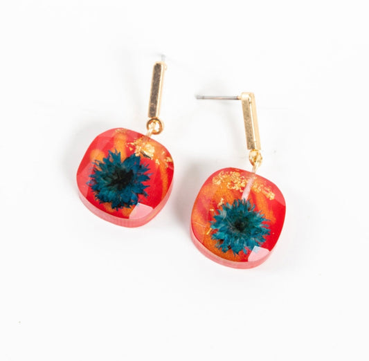 May Day Dry Flower Earring