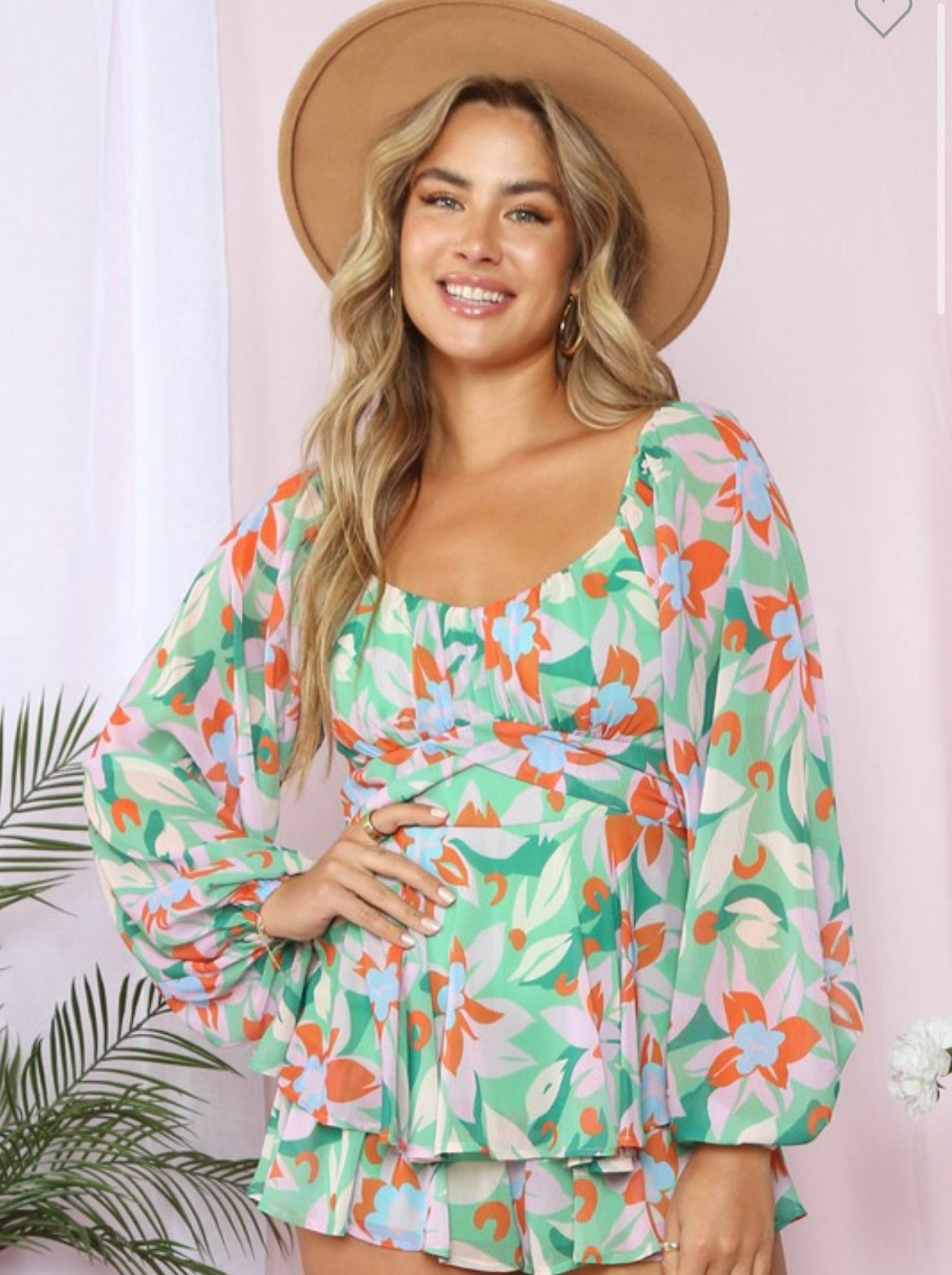 Floral Dreams Romper