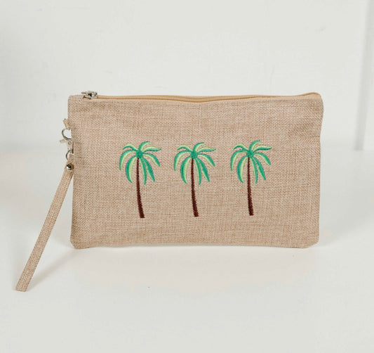 Palm Tree Wristlet