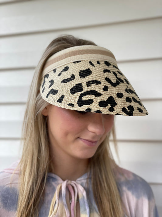 Headband Leopard Sun Visor