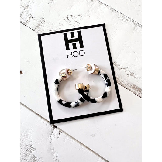 Black and White Hoo Hoops