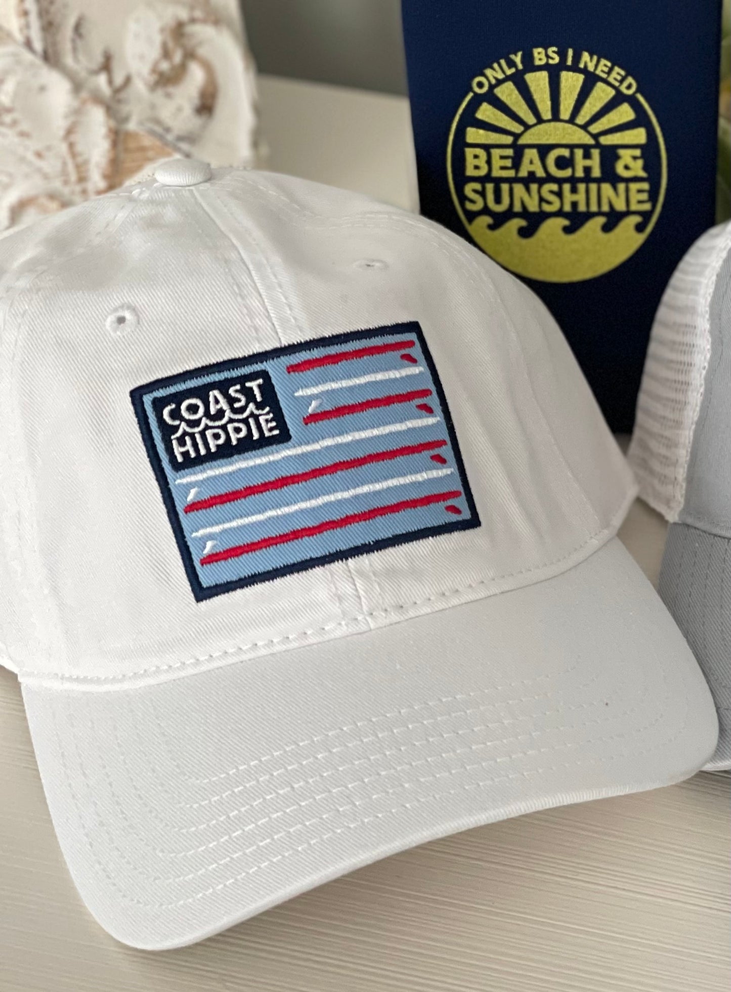 Coast Hippie Flag Hat Twill